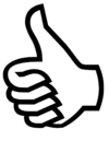 Symbol thumbs up.svg