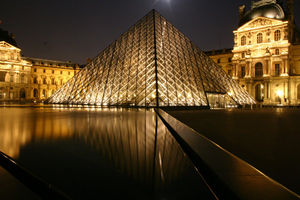 Paris Louvre Pyramid Sunset.jpg